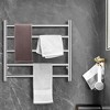 Costway Electric Heated Towel Warmer Wall Mount Drying Rack 304 Stainless Steel - image 4 of 4