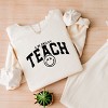 Simply Sage Market S.W.Smiley Teach Varsity Arched Lightweight Garment Dyed Sweatshirt - 3 of 4