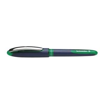 Schneider One Business Rollerball Pen, 0.6 mm, Green Ink, Single Pen