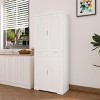 71.65"Tall Farmhouse Pantry Cabinet,Freestanding Storage Cabinet,Adjustable Shelves for Kitchen,Dining Room or Living Room-Maison Boucle - 2 of 4