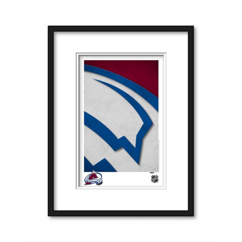 NHL Colorado Avalanche Logo Art Poster Print, 4 of 5