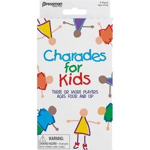 Pressman Charades for Kids Peggable - No Reading Required Family Game - 1 of 4