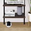 72.5" Nathan James Set of 2 Theo Bookshelf Black - 3 of 4