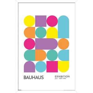 Trends International Reinders: Bauhaus - Funky Colors Framed Wall Poster Prints - 1 of 4