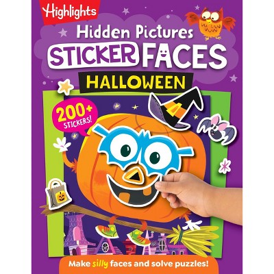 Hidden Pictures Sticker Faces: Halloween - (Paperback)