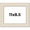 PosterPalooza | Photo Size Weathered White Picture Frame - UV Acrylic, Foam Board Backing, Hanging Hardware - 2 of 4