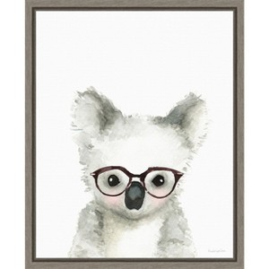 Amanti Art Koala in Glasses by Mercedes Lopez Charro Canvas Wall Art Print Framed 16 x 20-in. - 1 of 4