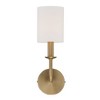 Crystorama Lighting Bailey 1 - Light Sconce in  Aged Brass - 2 of 4