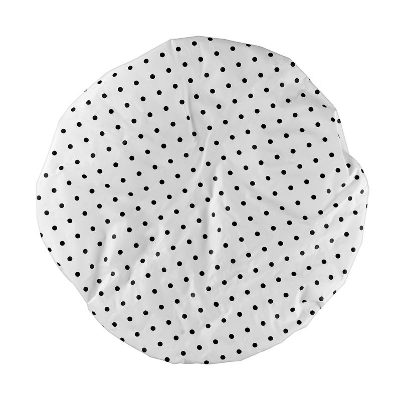 Conair Elastic Edge Standard Size Shower Cap - Polka Dot, 3 of 8