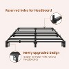 6/8/10/14 Inch Bed Frame, Heavy Duty Metal Platform Bed Frame with Iron Support Legs, No Box Spring Required, No Screws Needed, Support Up to 800 Lbs - 3 of 4