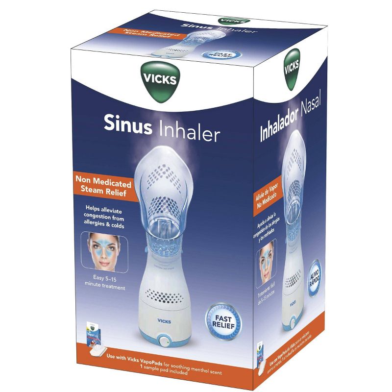 Vicks Personal Steam Inhaler with Variable Steam Control &#38; Soft Mask - 22.56oz, 3 of 9