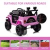 Jojoka 12V Ride On Truck Car Battery Powered Toy with Remote Control, 4-Wheel Suspension, Battery Display, LED Lights, Music - 4 of 4