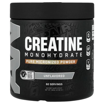 ABE Creatine Monohydrate, Pure Micronized Powder, Unflavored, 10.58 oz (300 g)