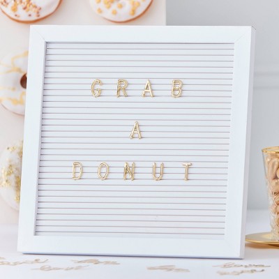 "Grab A Donut" Peg Board White