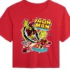 Women's - Marvel - Iron Man Sticker Style Cropped Graphic T-Shirt - 2 of 4