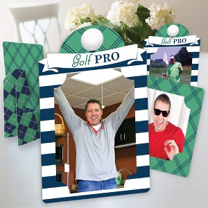 Big Dot of Happiness Par-Tee Time - Golf - Birthday or Retirement Party 4x6 Picture Display - Paper Photo Frames - Set of 12 - 1 of 4