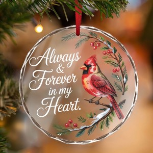 Christmas Ornament 2025 Remembrance Ornament for Loss of Loved One Forever in My Heart Bereavement Gift Sympathy Keepsake - 1 of 4