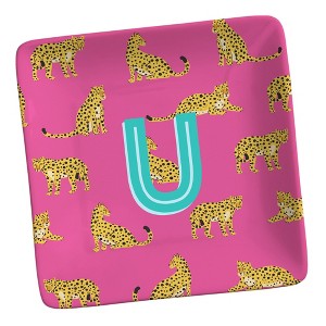 Personalization Mall Animal Print Initial Personalized Ring Dish Cheetah - 1 of 1