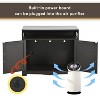 Cat Litter Box Enclosure, Cat Washroom Litter Box Furniture with Open Storage Shelf,  Multi-Functional Storage Bench, Cat House Pet Supplies - 4 of 4