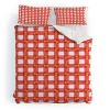 Deny Designs Adrianne Gingham Pasta King Duvet and Sham Set (2-3pc Set) - 2 of 4
