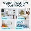 Impresa Magnet Display Board for Wall - Metal Memo Board for Office, Home, Kitchen, and Classrooms (17.5 x 12 In) - 3 of 4