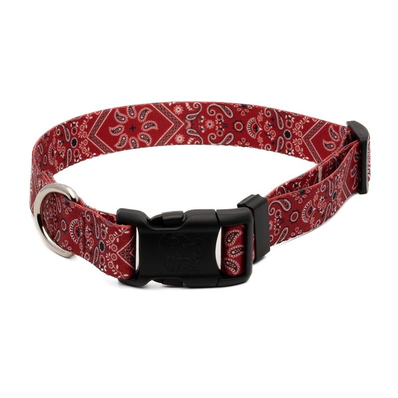 Country Brook Petz Deluxe Red Bandana Dog Collar - Made in the U.S.A., 1 of 7