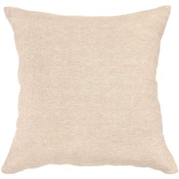 26" x 26" French Linen Euro Pillow with Feather & Down Insert | BOKSER HOME