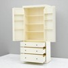 Kitchen Pantry Cabinet with 3 Adjustable Shelves, 8 Door Racks, 3 Drawers, Freestanding Tall Storage Cupboard for Kitchen or Dining Room - 2 of 4