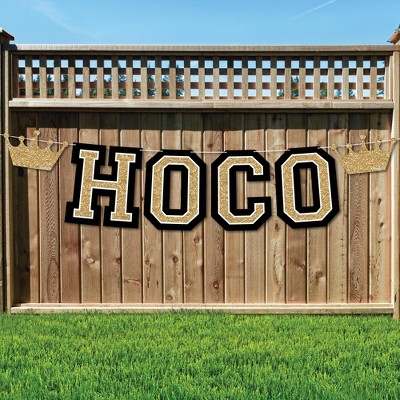 Big Dot of Happiness HOCO Dance - Large Homecoming Decorations - HOCO - Outdoor Letter Banner