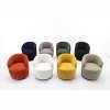 Kumasinova 360° Swivel Barrel Chair,Chenille Comfy Reading Chair with Metal Base,Modern Accent Chair with Arm for Living Room & Bedroom - 3 of 4