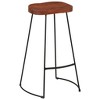 vidaXL Gavin Bar Stools 2 pcs 19.7 in.x15.7 in.x30.7 in. Solid Wood Mango - 3 of 4