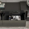 FUFU&GAGA Modern Minimalist TV Cabinet with Storage Expandable Entertainment Centre - 4 of 4