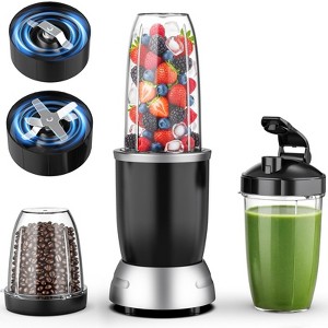 Teendow Personal Blender 25000RPM Smoothie Blender Maker for Shakes and Smoothies with 3 Portable Cups for Frozen Drinks,Juice,Blending & Grinding - 1 of 4