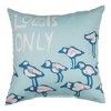 Climaweave Outdoor Pillow Coastal Print - 18" Square by Manual Woodworkers & Weavers - 3 of 3