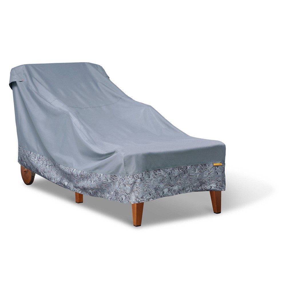 Photos - Furniture Cover Vera Bradley Water-Resistant Patio Chaise Lounge 1pc  Gray 