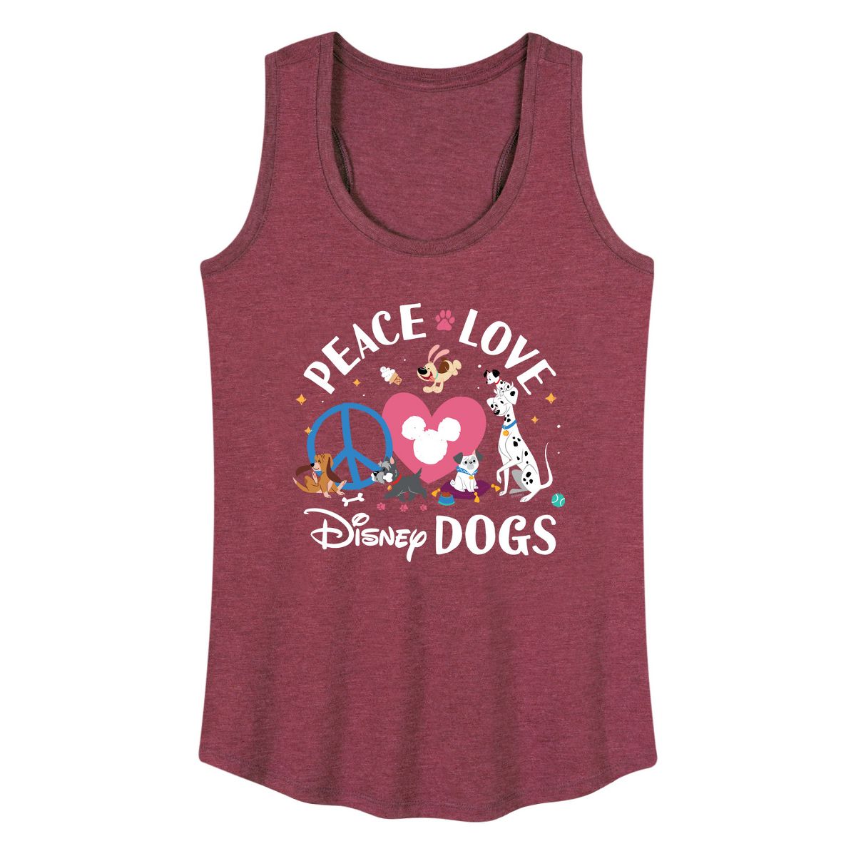 Women's - Disney - Cats & Dogs Graphic Racerback Tank - thumbnail 6