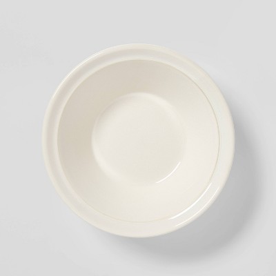 25oz Porcelain Woodbridge Cereal Bowl White - Threshold™