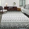 Washable Vintage Printed Rug Non Slip Low Pile Rug Soft Geometric Throw Floor Cover Foldable Indoor Carpet for Living Room Bedroom - 4 of 4