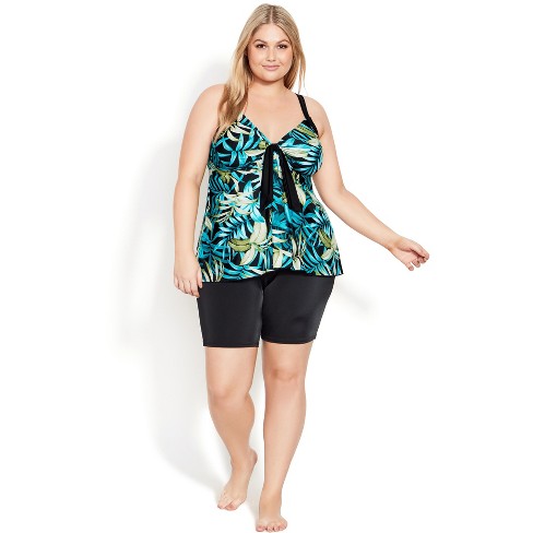 Flyaway Tankini Top with Bust Support