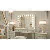 Keonjinn Large LED Vanity Makeup Mirror with LED Bulb Lights, Hollywood Makeup Mirror - 3 of 4