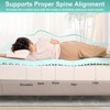 Vipbear 2 Inch Egg Crate Mattress Topper Memory Foam Mattress Topper Queen Size,Gel Infused Cooling Ventilated Queen Mattress Pad Back Pain Relief - 2 of 4