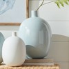 Plum & Post Barclay Butera Sandbar Vase Large - Light Blue Stoneware - 4 of 4
