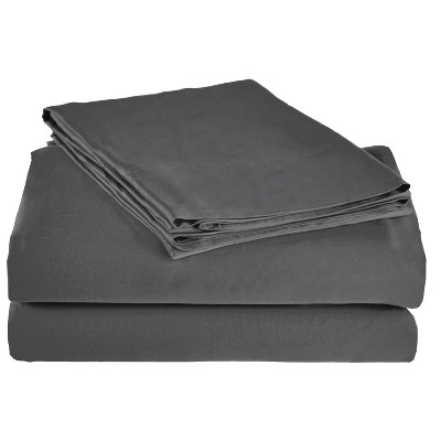 300-Thread Count Rayon from Bamboo Breathable Solid Deep Pocket Sheet Set by Blue Nile Mills
