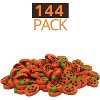 4E's Novelty Halloween Mini Pumpkin Erasers Bulk 144 pcs - Mini Erasers for Kids Bulk, Erasers for School, Classroom Mini Halloween Erasers for Kids - 2 of 4