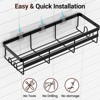 Aoibox 2-Pack Adhesive Hanging Shower Shelf - Bathroom Organizer & Storage, No Drill Stainless Steel Shelves for Home Decor & Bath Accessories - 4 of 4