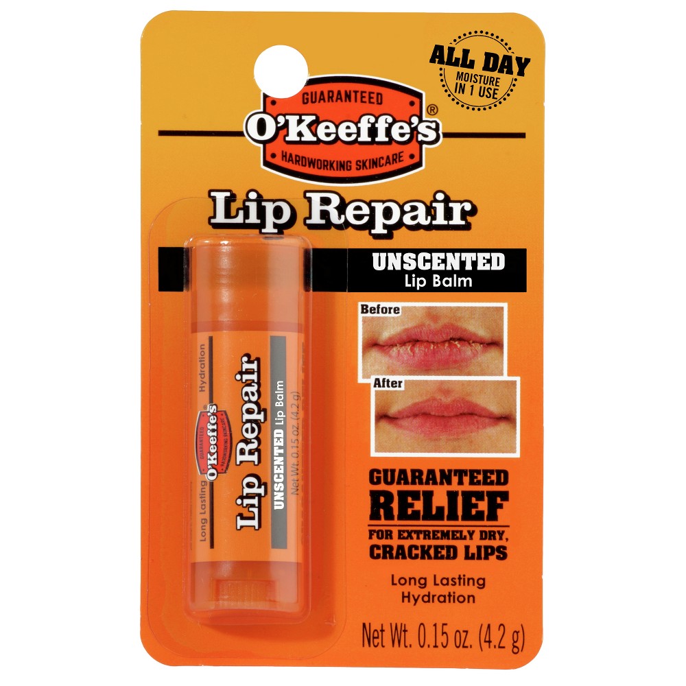 GTIN 722510070013 product image for O'Keeffes Lip Repair Balm - Unscented - 0.15oz | upcitemdb.com