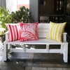 Tramull Leaf Vein Pillow Cover 20x20 Inches, Indoor Outdoor Decorative Pillow, Water Resistant Solarium Polyester - 3 of 4