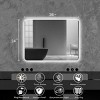 LED Bathroom Vanity Mirror with 3-Color Temperatures, Rectangular Anti-Fog Wall-Mounted Mirror for Bathroom – The Pop Home - 4 of 4