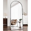 Beautyolove Full Length Mirror, 65"x24" Window Pane Mirror for Wall Decor, Black Full Body or Wall Mounted Mirrors - 3 of 4