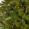 Nearly Natural 7-ft Cambridge Spruce Flat Back Artificial Christmas Tree with 500 Warm White (Multifunction) LED Lights and 960 Bendable Branches - 3 of 4